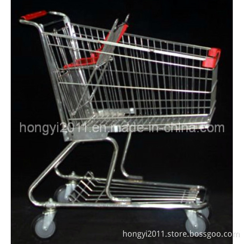 Supermarket American Style Shopping Cart 125L